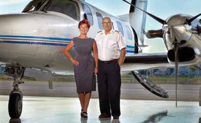 Owners of Naples Air, Inc. Jon and Catherine Fay