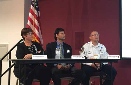 PHOTO OF PANELISTS FROM THE NAPLES COMMUNITY HEALTHCARE SYSTEM, COLLIER COUNTY SHERIFF’S OFFICE, AND COLLIER COUNTY EMS