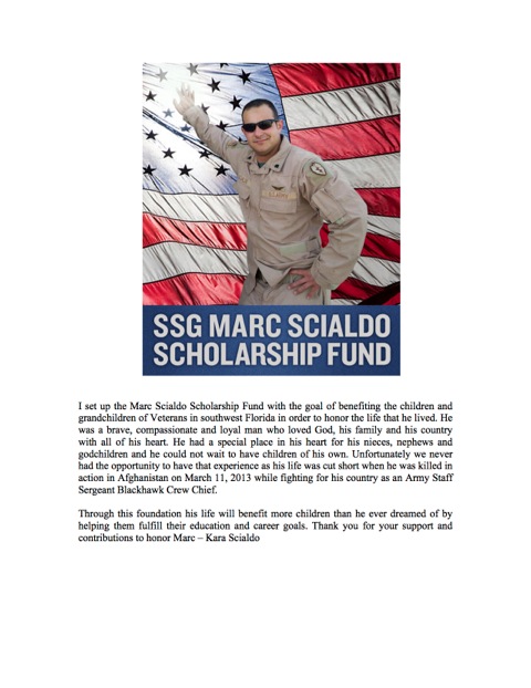 Marc Scialdo Scholarship Fund  Kara Scialdo