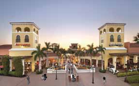 Shopping, dining and entertainment at Miromar Outlets