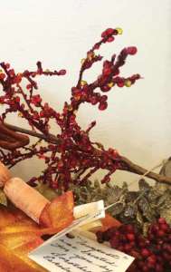 dried floral arrangement