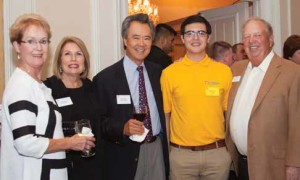 DOROTHY CAMPBELL (MENTOR), SHARON AND MICHAEL MICHIGAMI (SUPPORTERS), FRANCISCO CUEVAS (STUDENT) AND DON GUNTHER (BOARD MEMBER) AT 2014 CCC